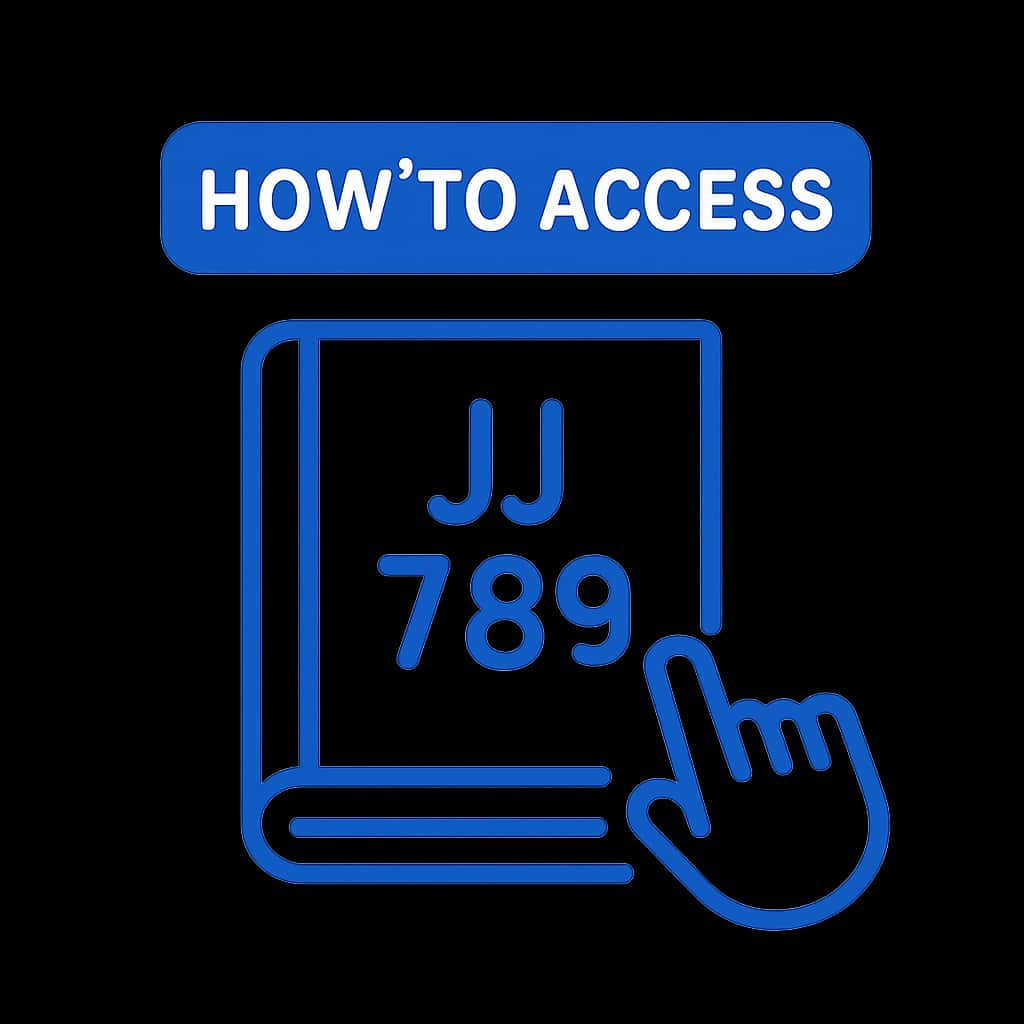 Icon representing access to JJ 789 as a guide.