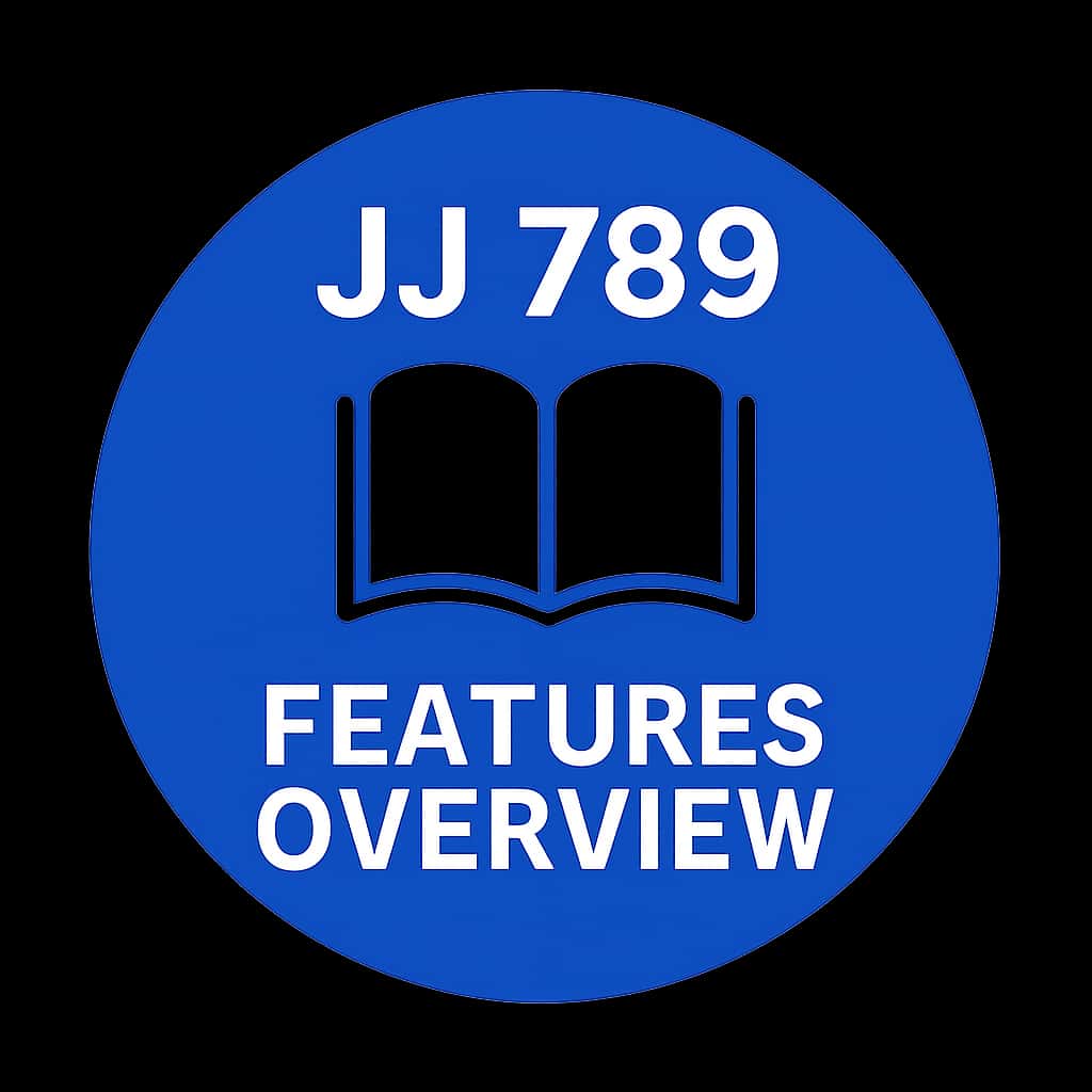 Icon representing JJ 789 Features Overview.