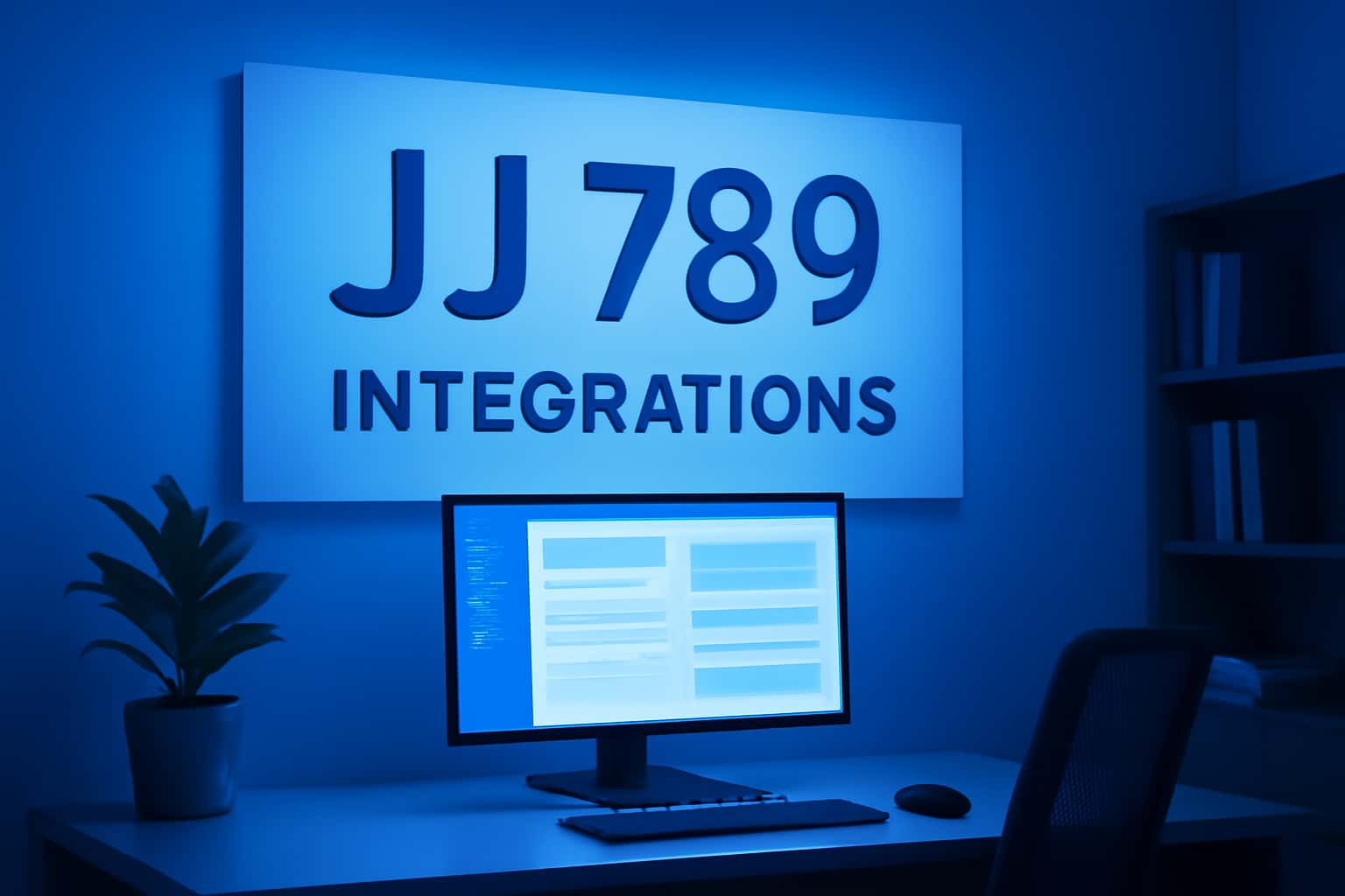 An informative representation of JJ 789 Integrations with a focus on connectivity across devices.