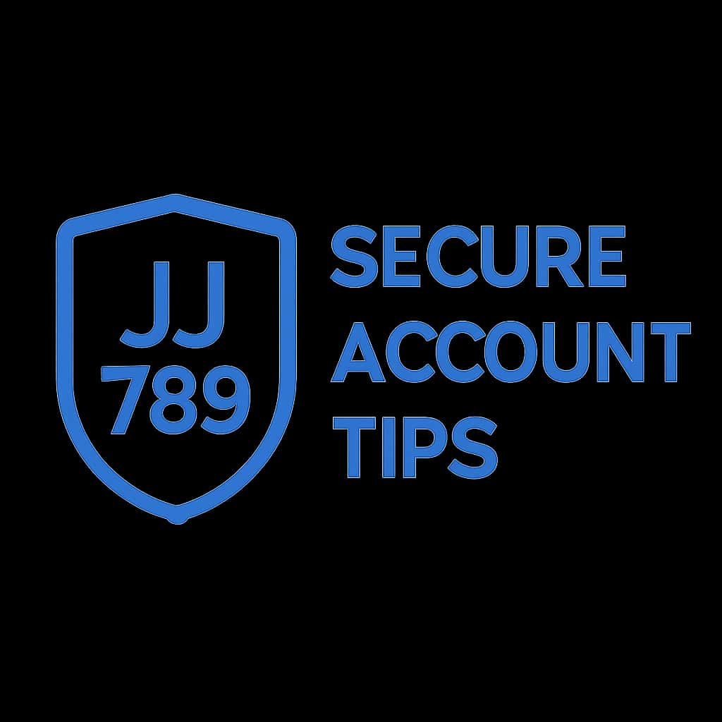 Icon representing Secure JJ 789 Account Tips.