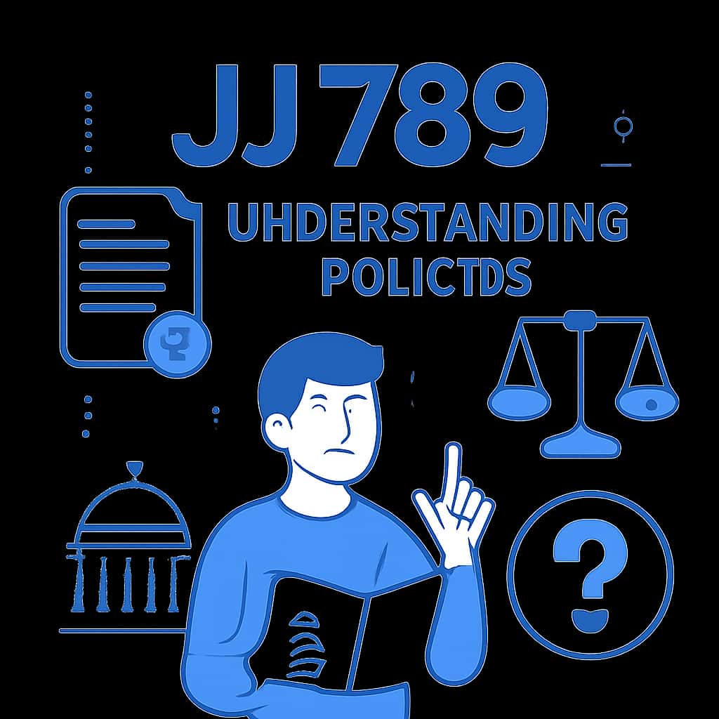 Illustration depicting the structure of JJ 789 policies.